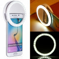 Anneau lumineux selfie portable à clipser pour téléphone portable
