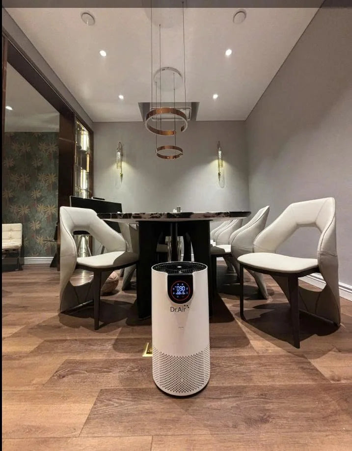Wholesale Dr.Air P450 High Efficiency Home School Air Purifier 380 CADR ABS Housing HEPA Carbon Filters Remote Control