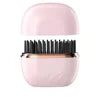 Custom 3 Levels Professional Mini Hot Comb Hair Straightener Portable Electric Hair Brush Fast Heated Cordless Thermal Brush