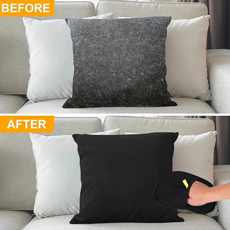 Pet Hair Removal Glove Lint Brush for Furniture Clothes & Pet Beds Hair Cleaning Tool Reusable Cat Hair Removal Gloves