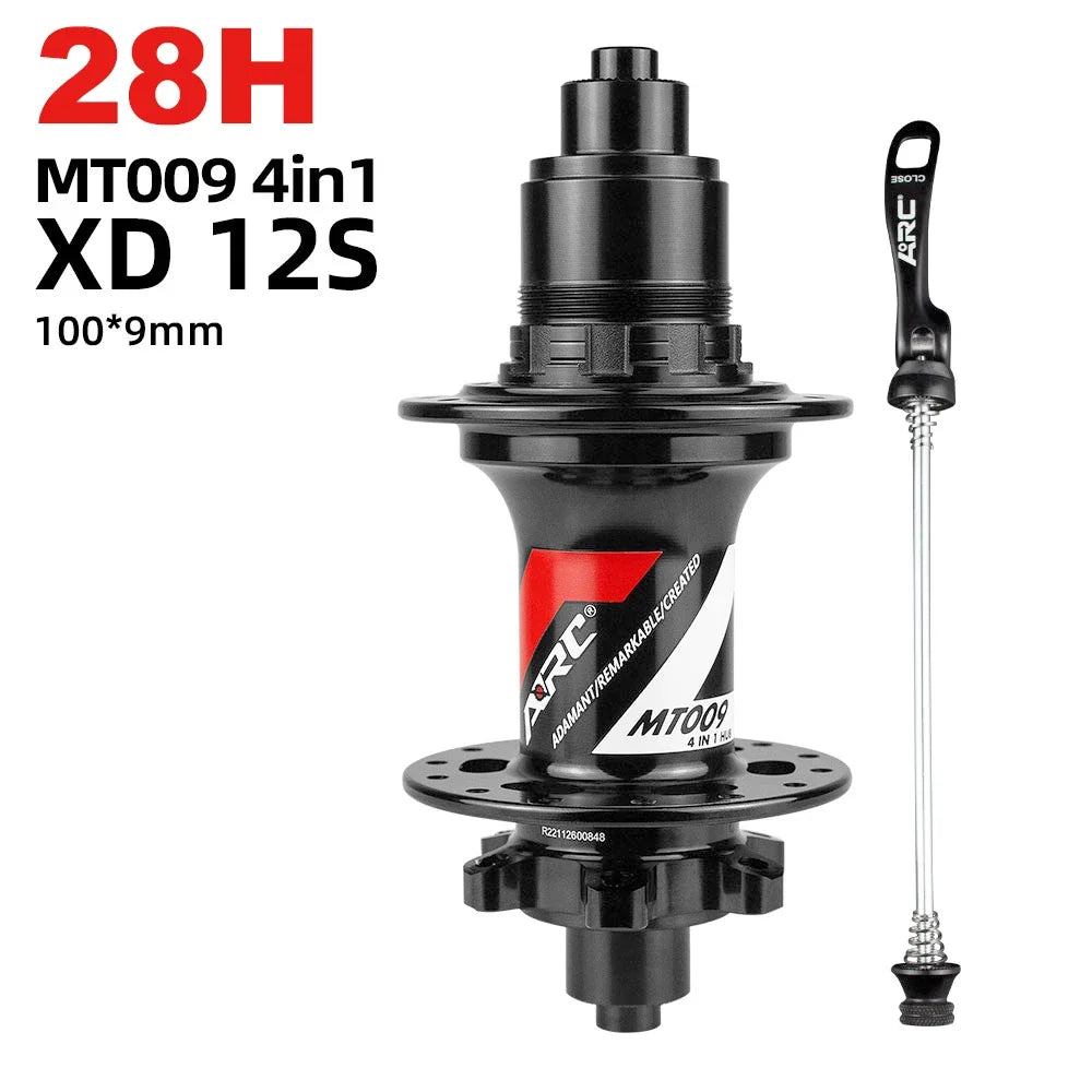 MT009 MTB mountain bike front rear hub 32 28 36 holes hg xd ms micro spline freehub 11 12 speed 100 142 135 qr thru bicycle hub