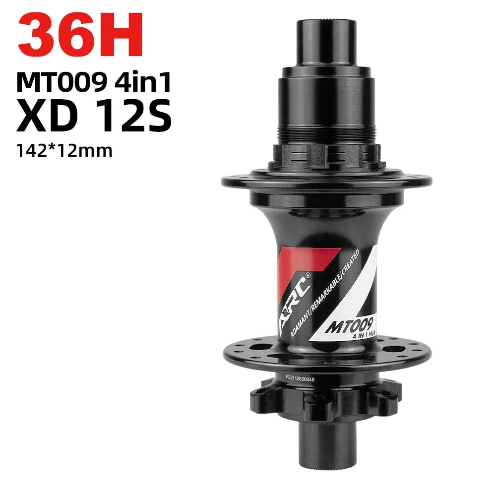 MT009 MTB mountain bike front rear hub 32 28 36 holes hg xd ms micro spline freehub 11 12 speed 100 142 135 qr thru bicycle hub