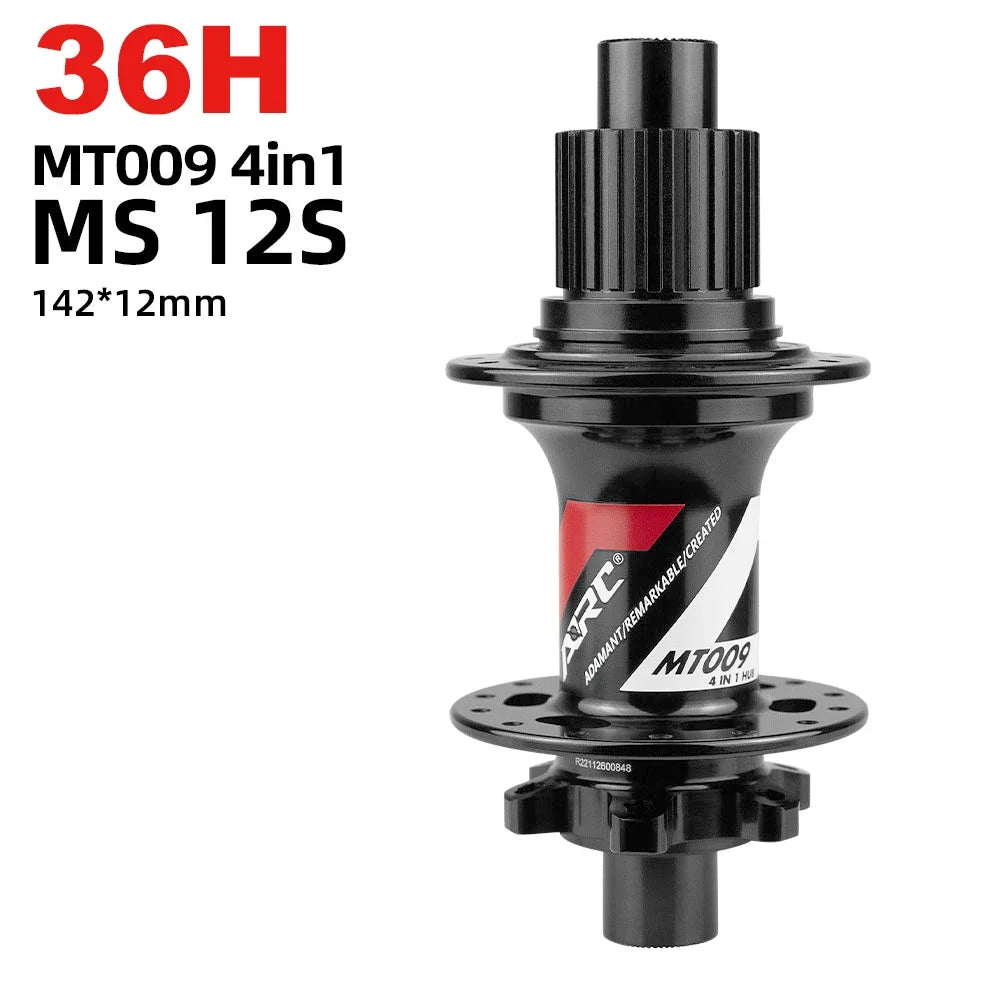 MT009 MTB mountain bike front rear hub 32 28 36 holes hg xd ms micro spline freehub 11 12 speed 100 142 135 qr thru bicycle hub