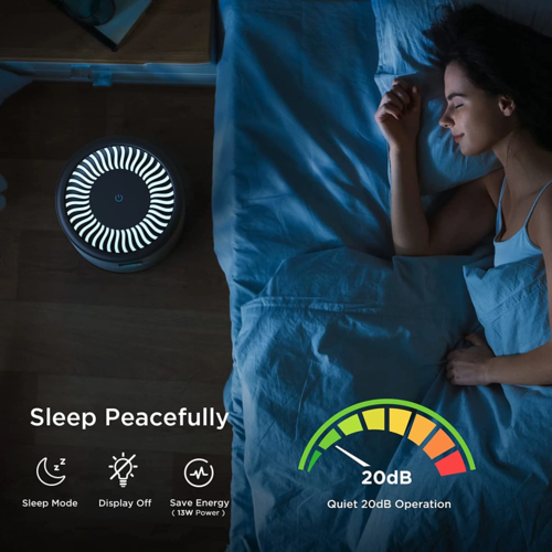 Purificateurs d'air KOIOS pour chambre et maison, purificateur à filtre HEPA H13