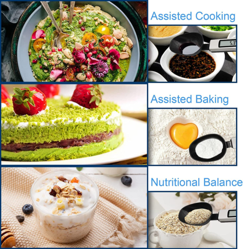 Cuillère de mesure électronique de cuisine Balance numérique en forme de cuillère