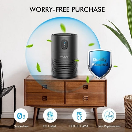 Purificateurs d'air KOIOS pour chambre et maison, purificateur à filtre HEPA H13