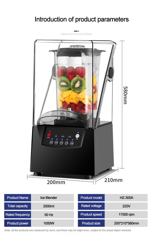 Machine à glace pilée commerciale professionnelle Machine à smoothie