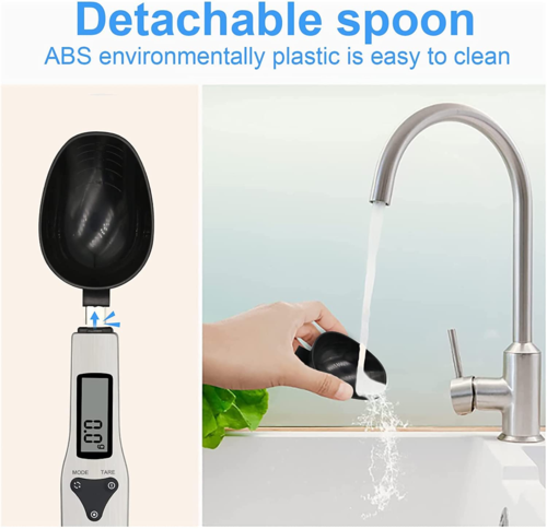 Cuillère de mesure électronique de cuisine Balance numérique en forme de cuillère